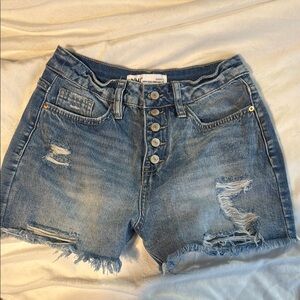 Women's Distressed Denim Shorts
